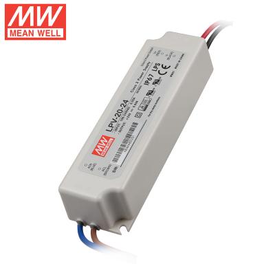 China Meanwell LPV-20 Power Supply 20W 5V 12V 15V 24V Constant Voltage Waterproof Plastic LED Meanwell LPV-20 Driver Ip 67 Good Changing AC Mean Change DC for sale