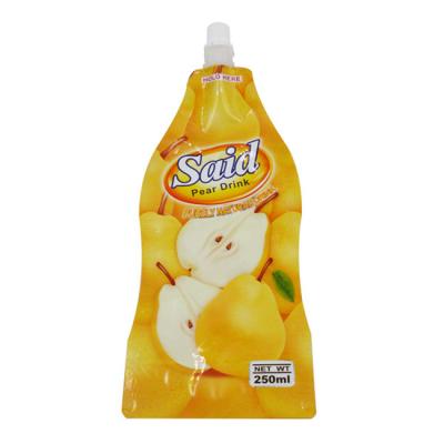 China Juice beverage packaging bag independent plastic packaging OEM printing brand logo for sale