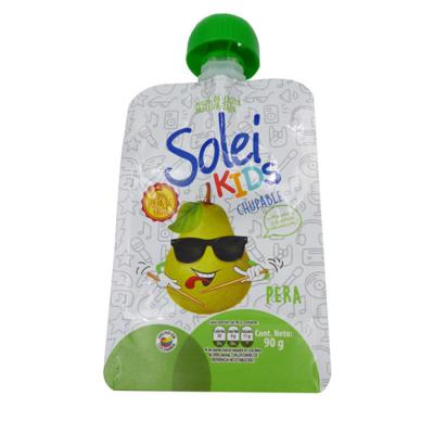 China Jugo de frutas reutilizable portátil personalizado bebidas salsa de chile tomate bolsas de salsa de tomate bolsas de ketchup de plástico de embalaje líquido bolsas de chorro en venta