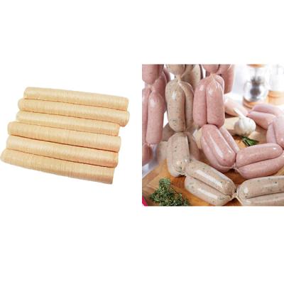 中国 Wholesale Edible Sausage Casings Natural Color Collagen Casings For Wind Sausages 販売のため