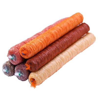 China Printed Available Shirred Type Nylon Plastic Sausage Casings For Sausages for sale