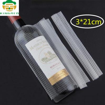 China Unzerbrechliches nicht giftiges Rotwein-flexibles Plastik-Mesh Bag-21*3cm zu verkaufen