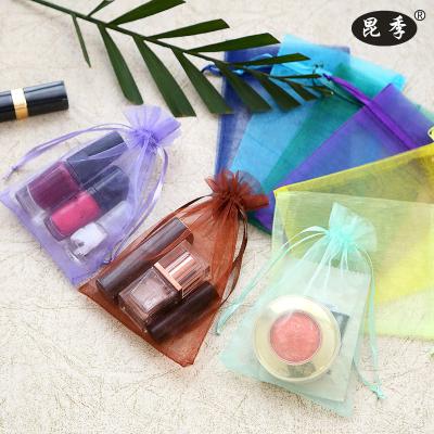 China HDPE Plastik-Mesh Bag 0.1cm Diamond Hole Drawstring Net Bags zu verkaufen