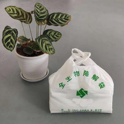 China Supermarkt-weißes wiederverwendbares biologisch abbaubares Westen-Tasche Soem Logo Printing zu verkaufen