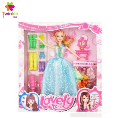 China 11.5 Inch Cartoon Toy Lovely Girl Doll Princess Doll Fashion Doll for sale