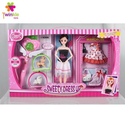 China DIY TOY New Item Pretty Doll For Kids Play House Doll Furniture for sale