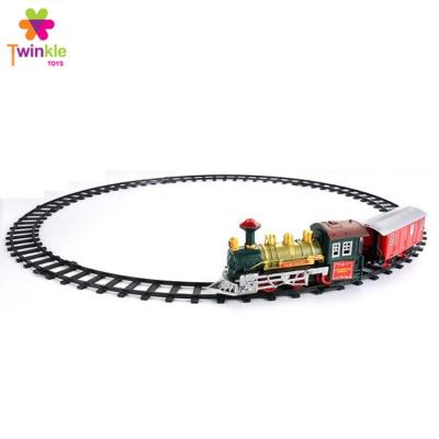 China Plastic Slot Toy Bo Toy Train With Light Music Electric Train Set for sale