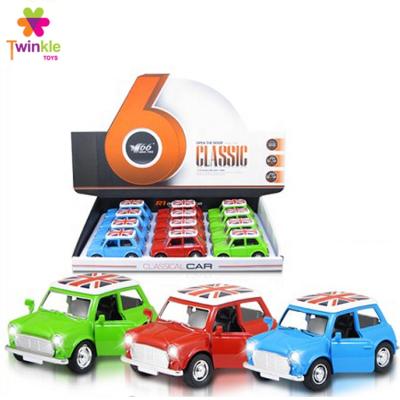 China Diecast Kids Toy Toys 1:38 Pull Back Metal Die Cast Car with Light and Music for sale