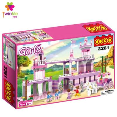 China Educational Toy Princess House Building Blocks Toys 603pcs for sale