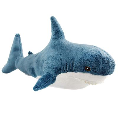 China Custom 1M Stuffed Sea Animal Giant Plush Shark Toy For Kids for sale