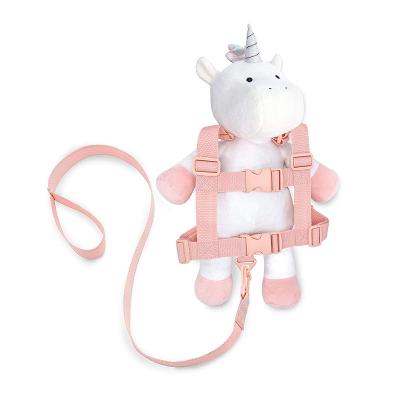 China Wholesale 2 in 1 Plush Unicorn Backpack Safety Baby Harness for sale