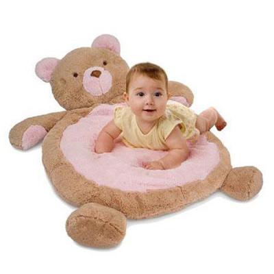 China PORTABLE Baby Crawling Mat Plush Baby Sleeping Mat for sale