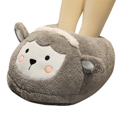 China Indoor House Cartoon Plush Winter Plush Reusable Desk Foot Warmer for sale