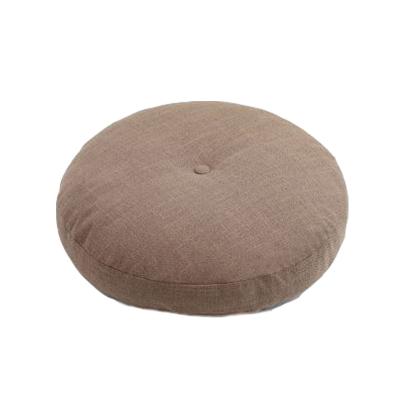 China Plush Round Organic Cotton Zafu Yoga Bolster Meditation Cushion Filled With Buckwheat for sale