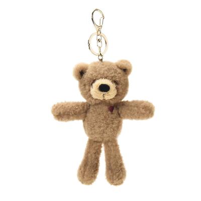 China For Key Bag or Key Chain Free Wholesale Promotional Cute Sleepy Teady Bear Gift Plush Toy for sale