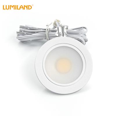 China Contemporary Modern Cob Wired Mini 12v Puck Led Lights for sale