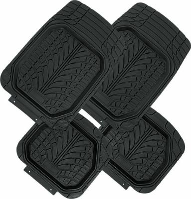 China 4 Pack Business Car Mats All Weather Floor Rubber Heavy Duty Mats For Custom Trim Cars And SUVs Trucks Super Easy To Clean for sale