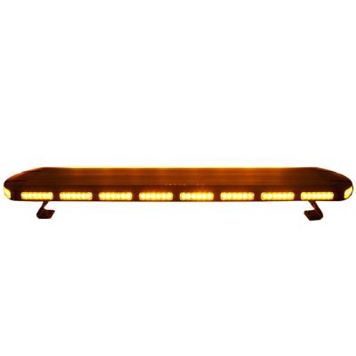 China PC CEE R65 R10 approved LED warning 3W TIR lightbar 6 LED DC12V 24V or multivolt 120cm 48 inch TBD6869 for sale