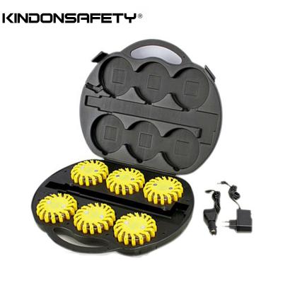 China Free Shipping 6 Pcs Roadside Safety Roadside Safety Rechargeable Light Beacon Light Beacon for sale