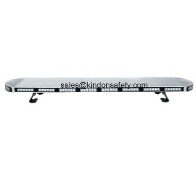 China Free Shipping R65 R10 PC CEE Approved TBD6869 49 Inch Silver LED Warning Light Bar 3W TIR 6 LED 125cm for sale