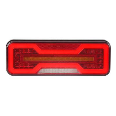 China Carries Emark approved quality 284mm tail stop 11inch top multifunctional rectangular steering reverse and rear fog light for sale