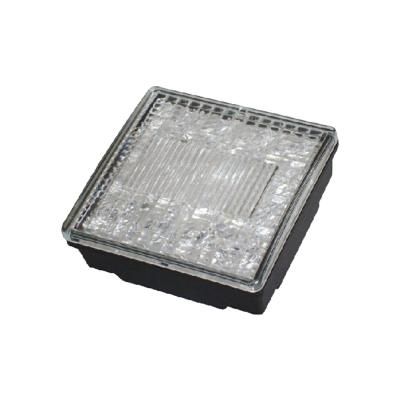 China Buses Emark Approved 80mm Square 3inch Reverse Light DC12V A80-Re With White Light for sale