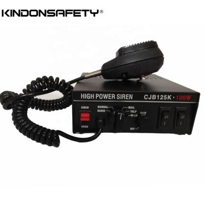 China Police/Electronic Firefighting/Ambulance Alam CJB125K Speaker Kindonsafety 100W Horn Siren Police Fire Ambulance Plug for sale