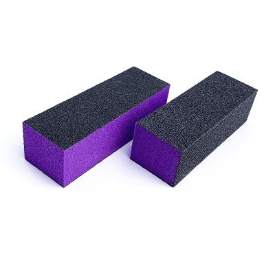 China 500Pcs/case Professional Nail Salon Nail Tools Sanding Block Disposable 3 Ways Nail Buffer Block For Nail Salon for sale