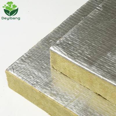 China Contemporary Customized Fireproof Aluminum Foil Rock Wool Board Building Heat Insulation Material Mineral Wool for sale