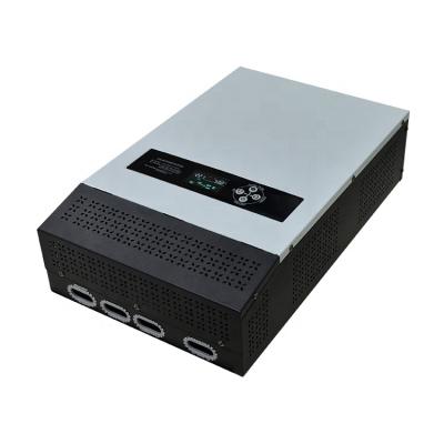 China CE ROHS 48V DC 110V AC 220V AC 6KVA 6000W Low Frequency Off Grid Split Phase Solar Inverter 51*32*13cm for sale