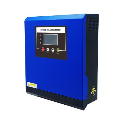 China Electric Solar Power Hybrid Inverter 4000W 5000W 6600W 48v Ups 4kw 5kw 6.6kw 110v Inverter Solar Power With Mppt Controller 350*310*100mm for sale