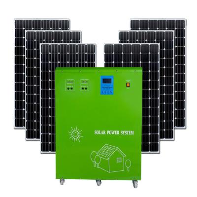 China Off Grid Solar Power System Home Solar Battery Off Grid Kit Solar 2kw Mini Solar Energy Power System for sale