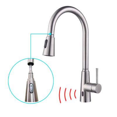 China OMIDA Motionsense Traditional Touchless Sensor One Handle Pull-Out Kitchen Faucet Featuring Clean Power Stain Resist Stainless for sale