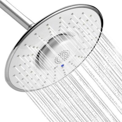 China No Turnout Shower Head 2.5Gpm Music Shower Head With Wireless Speaker Music Jet Abs High Pressure Showerhead for sale