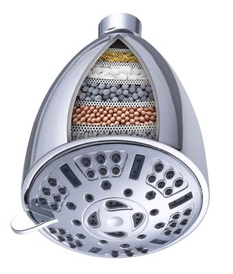 China Without Needles OMIDA Shower Head 15-Stage Filter High Pressure Revitalizing Filtered Shower Head For Hard Water for sale