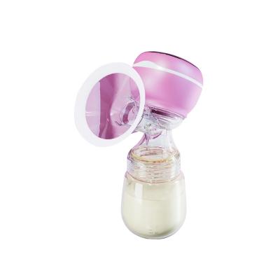 China BPA Free Baby Electric Massage Breast Pump Feeding Bottles Extractor Rechargeable Silicon Print USB Body OEM Caliber Packaging Pattern for sale