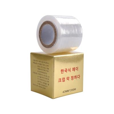 China Eyebrow Tattoo Cover Film Roll Shield Tape Disposable Product Small Size Microblading Plastic Wrap Tools Permanent Makeup Supplies for sale