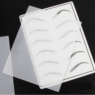 China PMU Microblading Latex Latex Eyebrow Lips Jelly Draw Silicone Soft Thickened Permanent Tattoo Pad Training Practice Transparent White Skin Material for sale