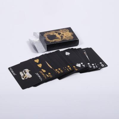 Chine Couche imperméable à l'eau sur le thème des cartes de jeu 52 cartes Matt Black à vendre