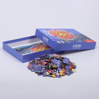 China Full Color Cardboard Rectangular Jigsaw Puzzles For All Ages for sale