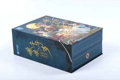 中国 Customized Paper Board Game Storage Box With Irregular Closure 販売のため