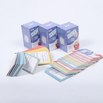 China Colorido patrón de rompecabezas Durabilidad Papel Juego de cartas en venta