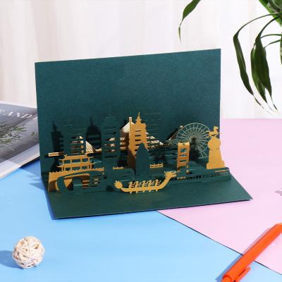 China Desata la imaginación Tarjetas de felicitación artísticas modernas en paquetes de 10 en venta