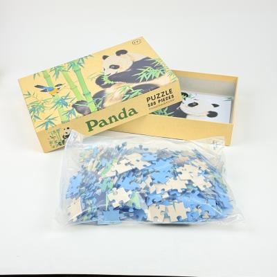 China Bright And Colorful Cardboard Jigsaw Puzzles For Indoor Family Fun for sale