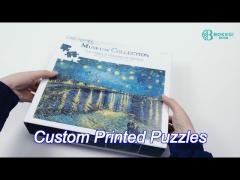 2000 piece custom printed puzzles jigsaw world famous painting series