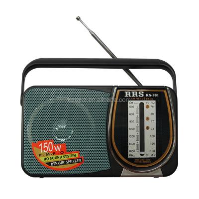 China Manufacture PORTABLE fm am radio with plastic carry high quality selling radio RS-901 for sale