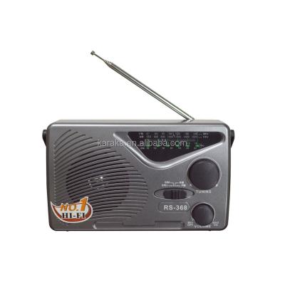 China Manufacture High Quality Rechargeable RS-368 PORTABLE Radio With DC Jack Earphone for sale