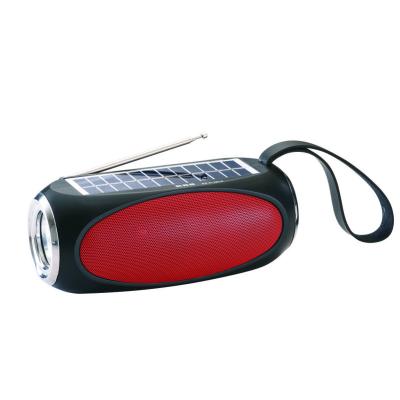 China None manufactures hot sale mini speaker supported for music speaker with torch light solar panel for sale