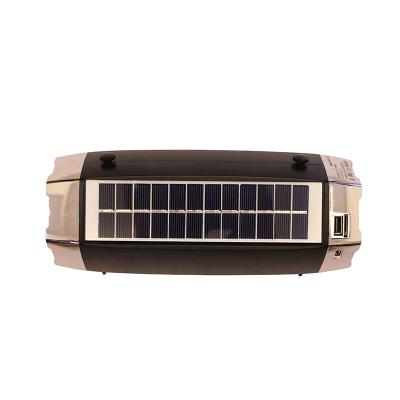 China No RS-672BTS fm blueteeth radio speaker with torch light solar panel for sale