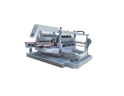 China Factory Pencil Edge Glass Polishing Machine Dual To Process Round Edge 14 Spindles For Fine Polishing for sale